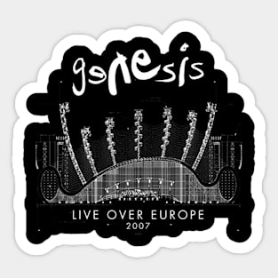 GENESIS LIVE OVER EUROPE Sticker